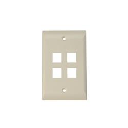 FACE PLATE 4RJ45 3M GIGA CLIK MI000099019