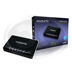 ROUTER KOZUMI 4 PUERTOS KR-402/403P 1WAN C/FIREWALL