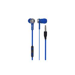 AURICULAR NISUTA IN EAR P/MP3 SILIC. 3.5MM 19A AZUL (NSAU19A)