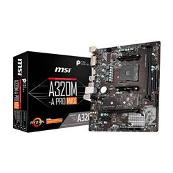 MOTHER MSI A320M-A PRO MAX HDMI-DVI-M.2-DDR4-USB 3.0 AM4