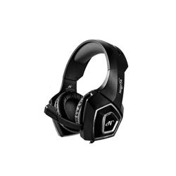 AURICULAR GAMER NISUTA 350L NEGRO VINCHA C/MICROF 3.5MM LED PS4 NSAUG350L