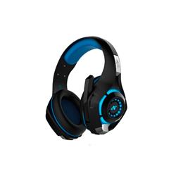 AURICULAR GAMER NISUTA 300L AZUL VINCHA 3.5MM LED C/MIC PS4 NSAUG300L