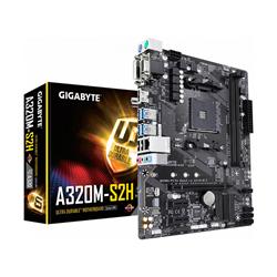 MOTHER GIGABYTE GA-A320M-S2H M.2 HDMI DVI VGA DDR4 USB 3.0 AM4