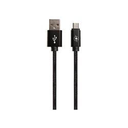 CABLE NOGA NET USB 2.0MTS A MICRO USB MALLADO CUER