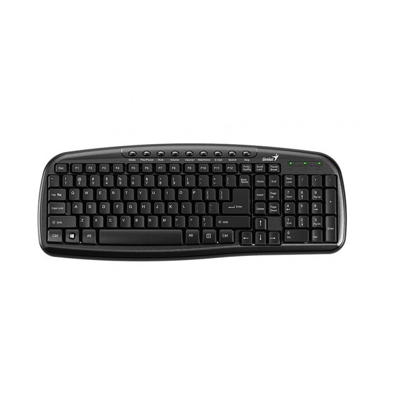 TECLADO MULTIMEDIA USB BLACK -