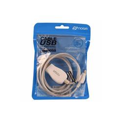 CABLE USB NOGA P/IPHONE LIGHTNING LUMINOSO 1MT DOBLE LED (USB L03RV)