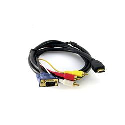 CABLE NOGA NET VGA/3RCA A HDMI (1080P) 1.80MTS BLI