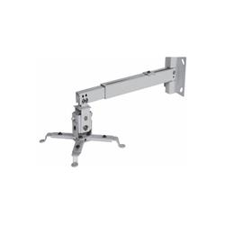 SOPORTE P/ PROYECTOR P/TECHO EXTEN 20CM/GIRO/INCL. MAX 20KG PLATEADO MOD IT-11E