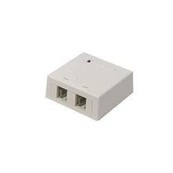 ROSETA DOBLE P/JACK 110 - BLANCO ( 1599520-3)