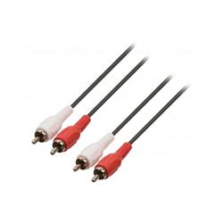 CABLE PROLONGACION 2 RCA A 2 RCA 1.80MTS CAU007