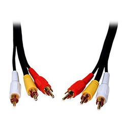 CABLE PROLONGACION 3 RCA  A 3 RCA 3.00MTS CAU020