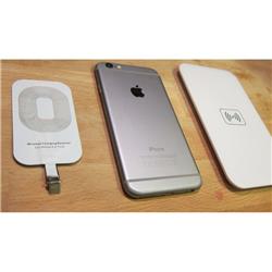 CARGADOR INALAMBRICO WIRELESS + RECEPTOR P/ CELULAR iPHONE i6 PLUS