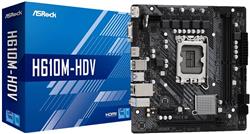 MOTHER ASROCK H610M-HDV VGA-HDMI-DP-DDR4 S1700 12Th Gen