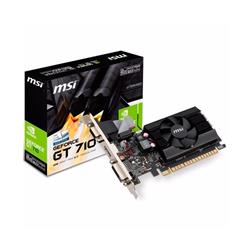 PLACA VIDEO PCI-E MSI GT 710 DDR3 2GB HDMI DVI VGA