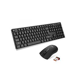 KIT WIRELESS PHILIPS TECLADO 104 KEYS Y MOUSE 1000DPI C501 NEGRO