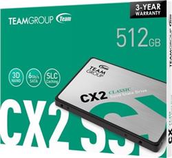 DISCO SSD 512GB TEAM CX2 2.5 SATA 3.0 (T253X6512G0C101)