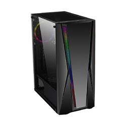 GABINETE GAMER LETOS LE-F19 LATERAL ACRILICO RGB 1 COOLER