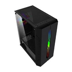 GABINETE GAMER LETOS LE-F18 LATERAL ACRILICO RGB 1 COOLER