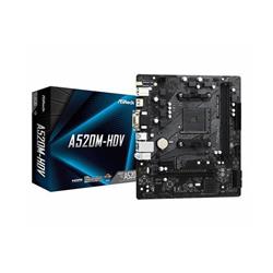 MOTHER ASROCK A520M-HDV HDMI DVI VGA DDR4 M.2 AM4